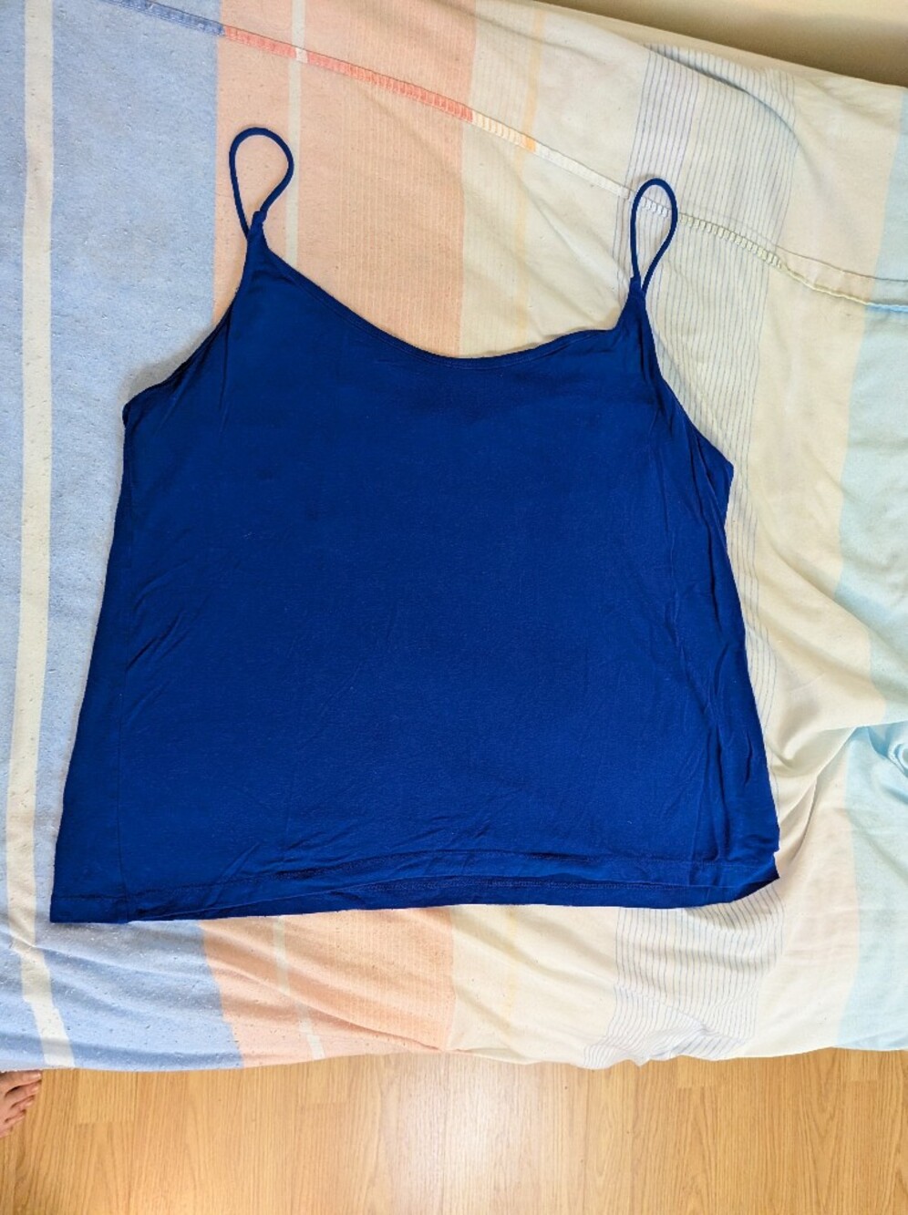 H&M Royal Blue Spaghetti Strap Cami Top